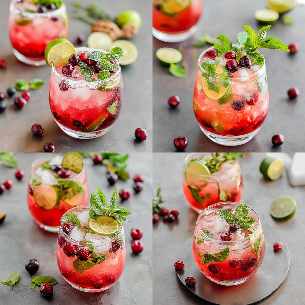 Christmas Cranberry Mojito Recipe for Festive Cheers