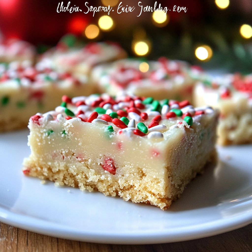 Christmas Sugar Cookie Bars You Can Bake With the Kids