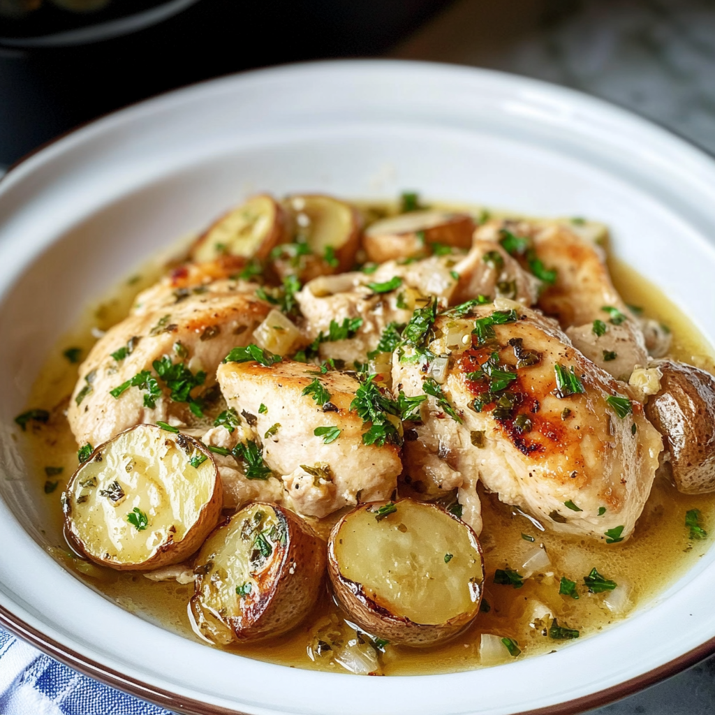 Crockpot Chicken Piccata