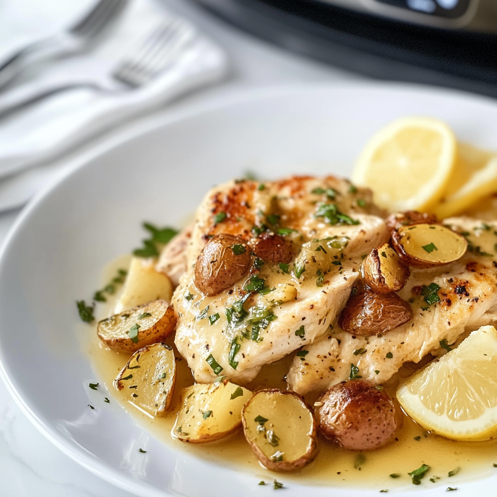 Crockpot Chicken Piccata