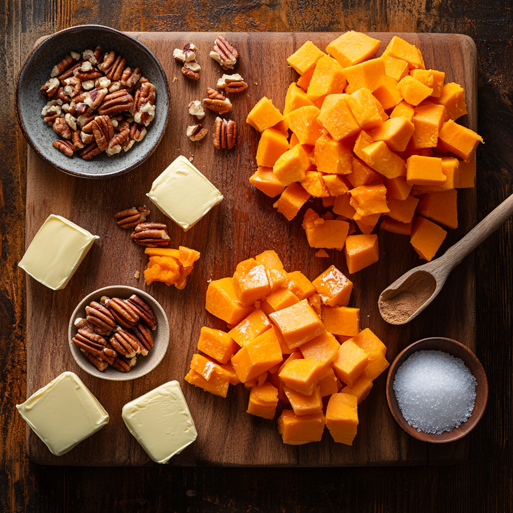 Crockpot Sweet Potatoes ingredients