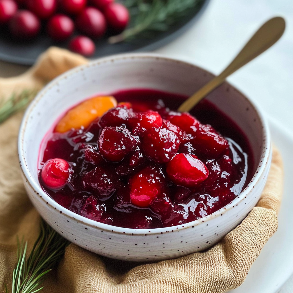 Tasty Christmas Cranberry Sauce