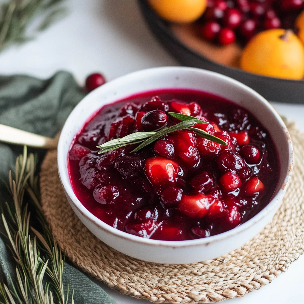 Tasty Christmas Cranberry Sauce